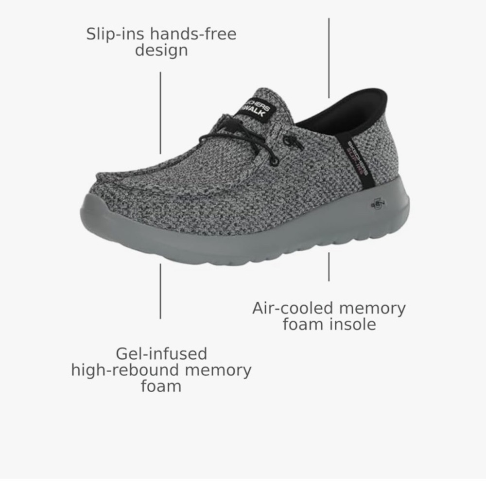 Skechers Go Max Slip-On Shoes mens size 9.5-NWT - Picture 4 of 5